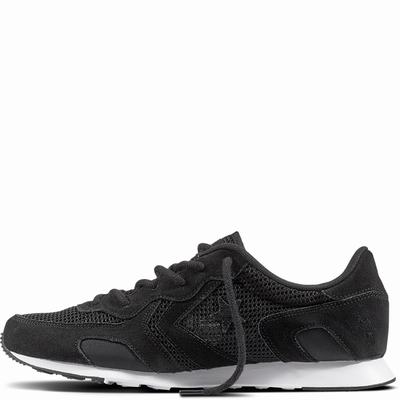 Converse Thunderbolt '84 Breathable Mesh Low Tops Mens - Black/Black/White Shoes (794RLAOZ)